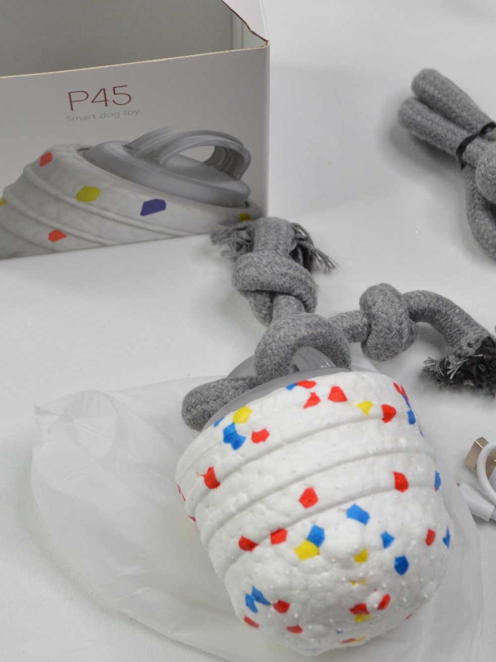 P45 Interactive Dog Toy Electric Automatic Moving Smart Dog Toy - Waterproof